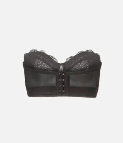 The Lace Strapless: Jet Black -Livery Store 10 product flat back lace strapless jet black