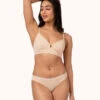 The Low Back Bralette: Toasted Almond