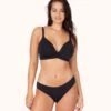 The No-Wire Nursing Bra: Jet Black -Livery Store 1 on model front no wire maternity jet black c8bf0ce0 3105 46aa 8803 c68fd4082d4e