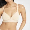 The Spacer Bra: Toasted Almond -Livery Store 1 on model front spacer bra toasted almond