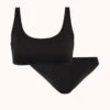 The All-You & Bikini Swim Bundle: Jet Black -Livery Store 1 product flat front all you and bikini swim bundle jet black 2dadf875 86e5 435a 94f5 8649e89f13a5