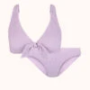 The Ruched Plunge Bralette & Bikini Swim Bundle: Lilac -Livery Store 1 product flat front ruched plunge bralette and bikini swim bundle lilac e1e24645 3ad3 4861 bfc1 7b48c84e2d0e