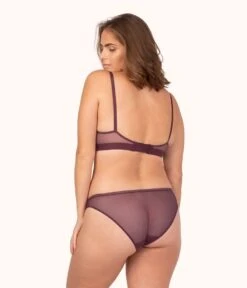 The Busty Nursing Bralette: Plum -Livery Store 3 on model back busty maternity bralette plum 40633901 222c 42e0 bb07 d17e45087ca8