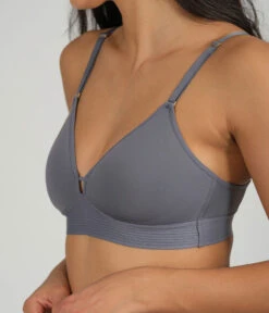The Spacer Bra Trio: Jet Black/Toasted Almond/Smoke 9 The Spacer Bra Trio: Jet Black/Toasted Almond/Smoke -Livery Store 3 on model side spacer bra smoke 3464f746 6ef8 455e 983c af8c05f4aa06