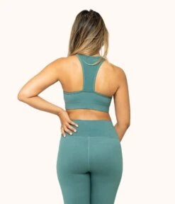 The Active Legging: Harbor Green -Livery Store 4 on model back active legging harbor green 2e472928 653f 4c18 8827 f15b68fc8776