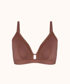 The Busty Bralette: Umber -Livery Store 4 product flat front busty bralette umber