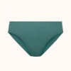 The Swim High Waist Bikini Bottom: Harbor Green -Livery Store 4 product flat front high waist harbor green 52860b67 2037 487a 8347 5388322ac752