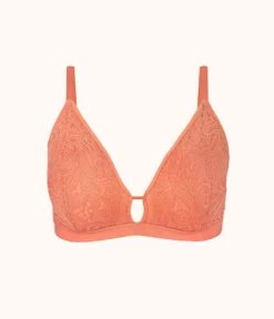 The Palm Lace Busty Bralette: Terracotta -Livery Store 4 product flat front palm lace busty bralette terracotta b1b82bdc 5e34 4832 af02 605e5a0cfa6c