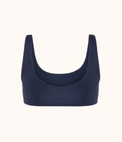 The All-You Swim Bralette: Navy -Livery Store 5 product flat back all you swim bralette navy 95a188f7 f63b 48e7 be9a 8476e9dd0773