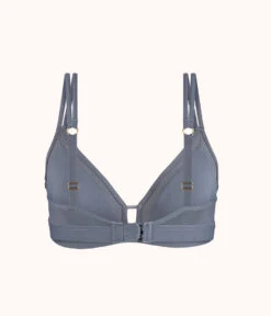 The Mesh Trim Padded Bralette: Smoke -Livery Store 5 product flat back mesh trim padded bralette smoke fd9f3a6d a787 460b bfa9 d17ed68c438e