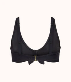 The Swim Plunge Bralette: Jet Black -Livery Store 5 product flat back plunge bralette jet black 15ff8027 d129 4f93 863c c8d86d8248f9