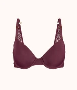 The T-Shirt Bra: Plum -Livery Store 5 product flat front t shirt bra plum a497b8ad ef38 47eb 81cb 144b9d34ebfb
