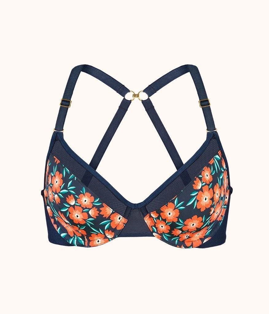 The Unlined Balconette Bra: Poppy Floral - Image 2