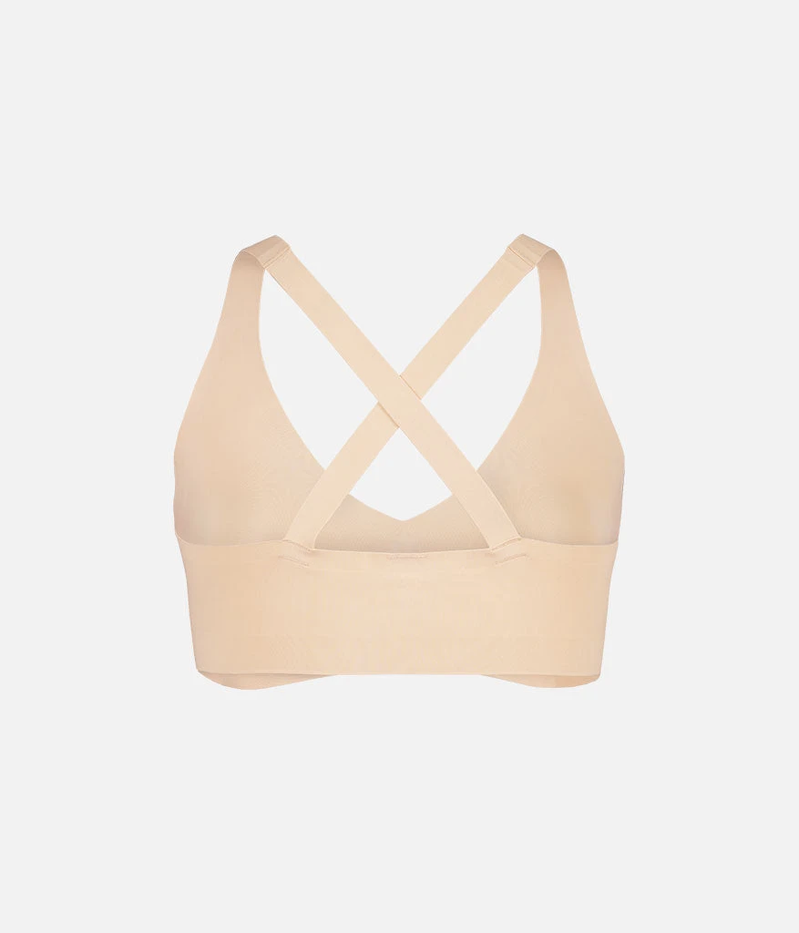 The Sleek Crossback Bralette: Toasted Almond 8 The Sleek Crossback Bralette: Toasted Almond - Image 6