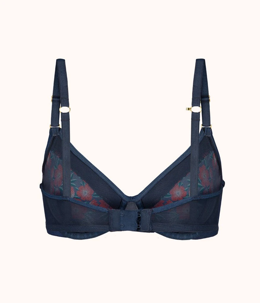 The Unlined Balconette Bra: Poppy Floral - Image 3