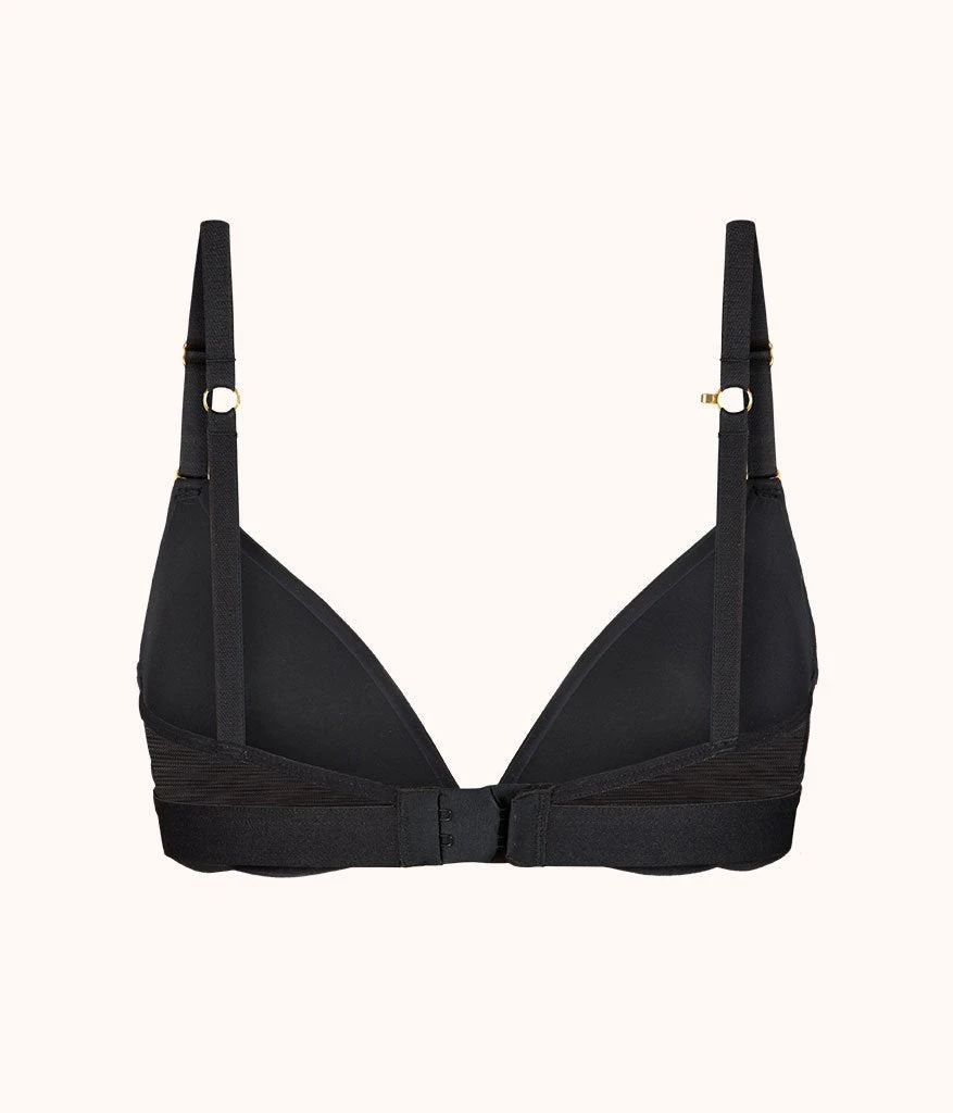 The Deep V No-Wire Push-Up: Jet Black - Image 8