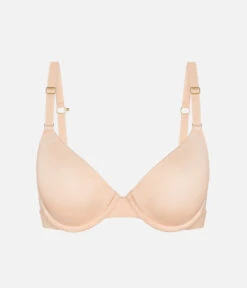 The All-Day T-Shirt Bra: Toasted Almond 22 The All-Day T-Shirt Bra: Toasted Almond -Livery Store 7 product flat front all day t shirt bra toasted almond