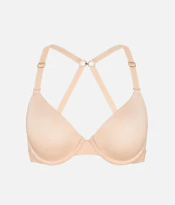 The All-Day T-Shirt Bra: Toasted Almond 23 The All-Day T-Shirt Bra: Toasted Almond -Livery Store 8 product flat front1 all day t shirt bra toasted almond