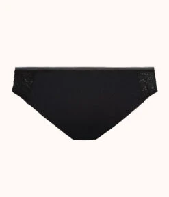 The Palm Lace Bikini: Jet Black -Livery Store product flat back palm lace bikini jet black 756c6466 dc85 40fa 838b 7370d99dec84