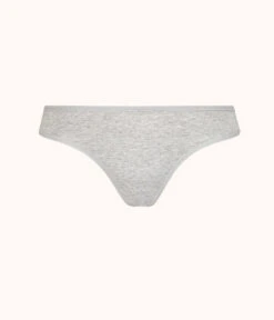 The Cotton Thong: Heather Gray -Livery Store product flat front cotton thong heather gray 1cd45531 6317 423a b3d5 f059042e7fe4