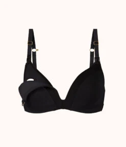 The No-Wire Nursing Bra: Jet Black -Livery Store product flat front1 no wire maternity jet black b4d3ccf1 19ae 4a18 9278 707e58e07573