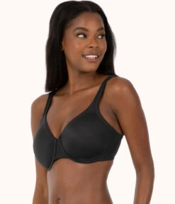 The Minimizer Bra: Jet Black -Livery Store sizeswap 32DDD 2 side minimizer bra jet black