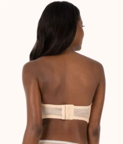 The No-Wire Strapless: Toasted Almond -Livery Store sizeswap 32DDD 3 back no wire strapless toasted almond