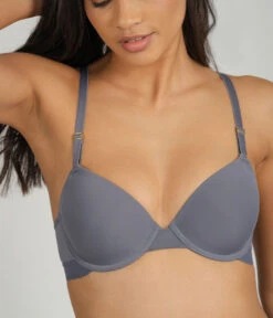 The T-Shirt Bra: Smoke -Livery Store sizeswap 34B 1 front tshirt bra smoke