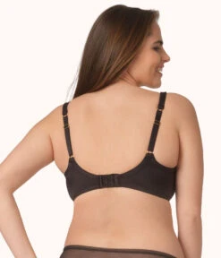 The Minimizer Bra: Jet Black -Livery Store sizeswap 36DD 3 back minimizer bra jet black