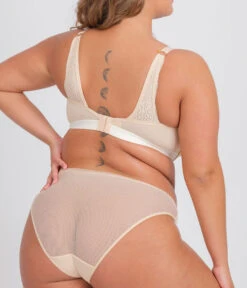 The T-Shirt Bra: Toasted Almond -Livery Store sizeswap 38DDD 4 back1 tshirt bra toasted almond